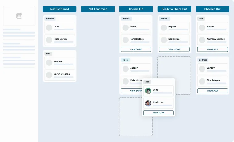 Screenshot of Nectar's appointment flow